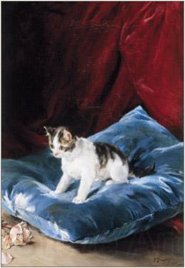 Francisco Domingo Marques Cat Norge oil painting art